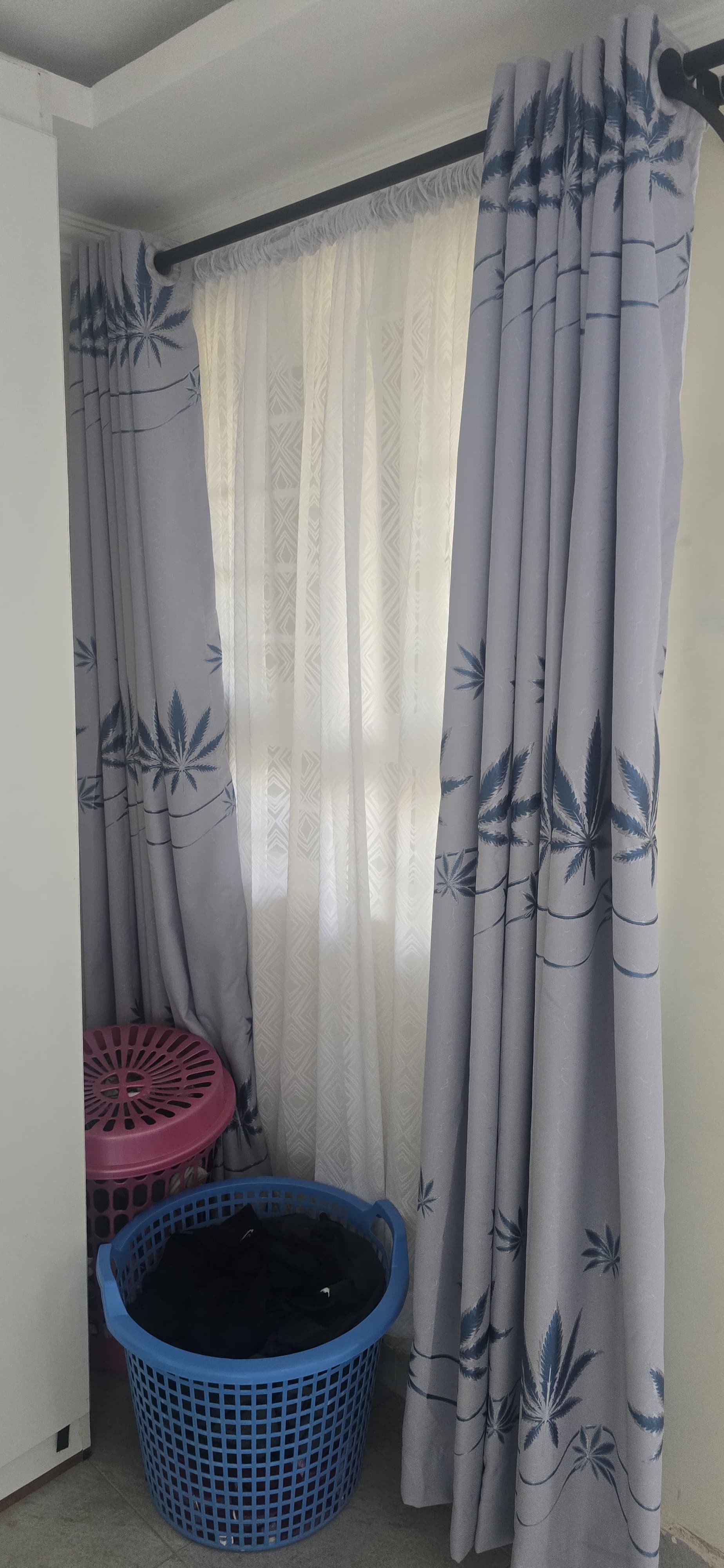 Flowered Curtains