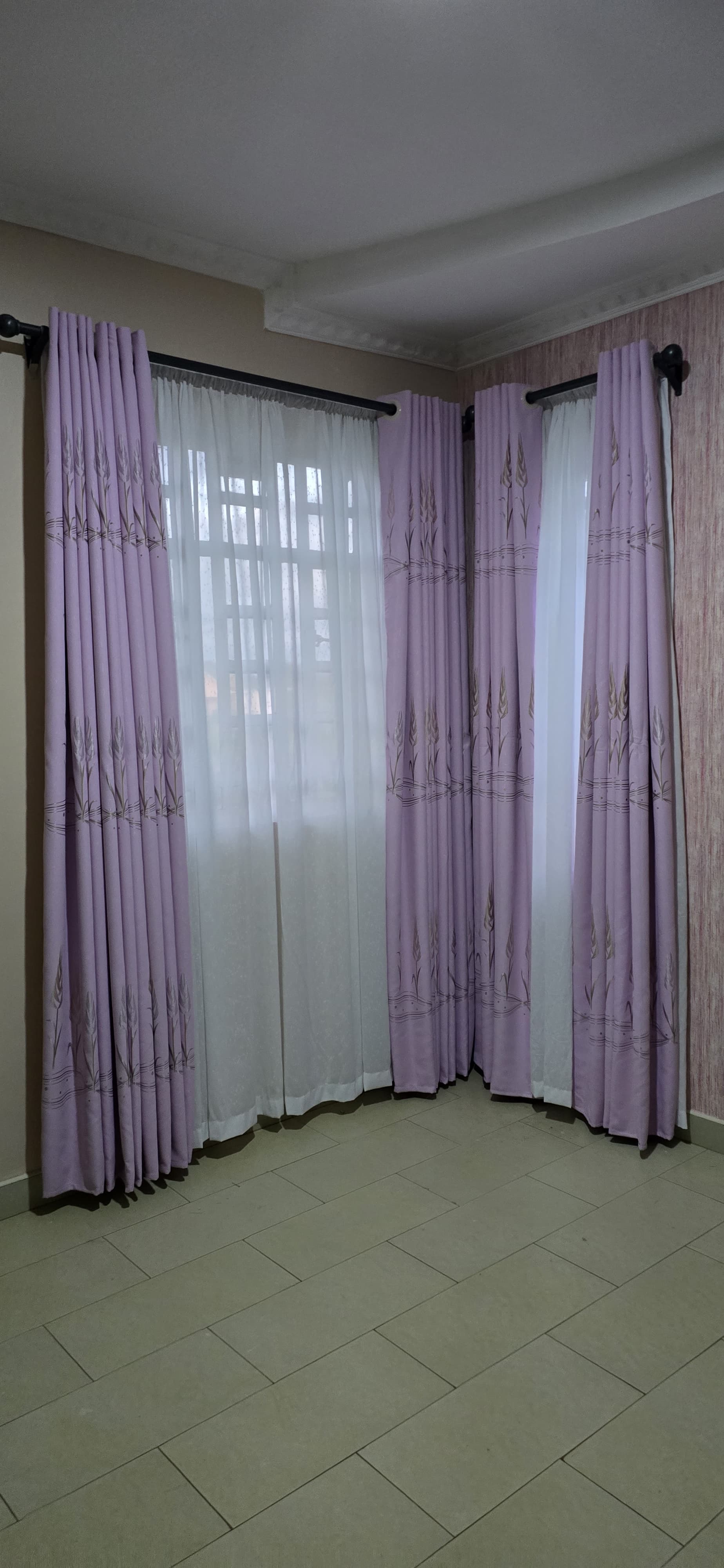 Wheat Design Curtain