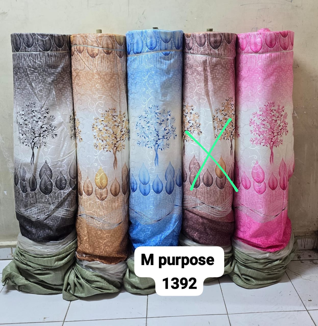 Flowery Tree Design Curtains